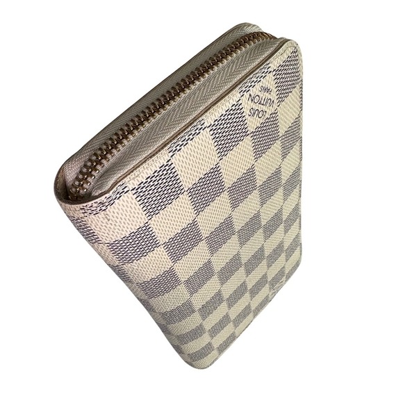 Louis Vuitton Damier Azur Canvas Zippy Wallet With Box Good Pre-Owned Condition - Picture 16 of 16